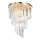 Ideal Lux - Kristalni nadgradni lestenec CARLTON 12xE14/40W/230V pr. 50 cm zlata