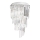 Ideal Lux - Kristalni nadgradni lestenec CARLTON 8xE14/40W/230V pr. 40 cm sijajni krom