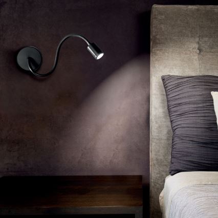 Ideal Lux - LED Fleksibilna mala svetilka FOCUS LED/4W/230V CRI 90 črna