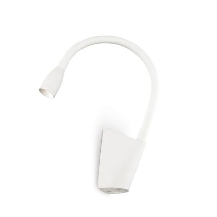 Ideal Lux - LED Fleksibilna mala svetilka GOOSE LED/3W/230V CRI 90 bela