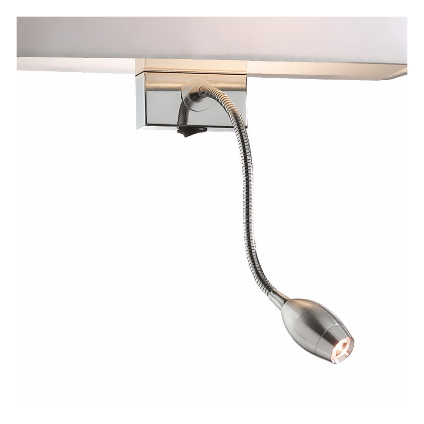 Ideal Lux - LED Fleksibilna stenska svetilka HOTEL 1xE27/60W + LED/1,5W/230V