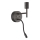 Ideal Lux - LED Fleksibilna svetilka z nosilcem SET UP 1xE27/42W+LED/3W/230V USB črna