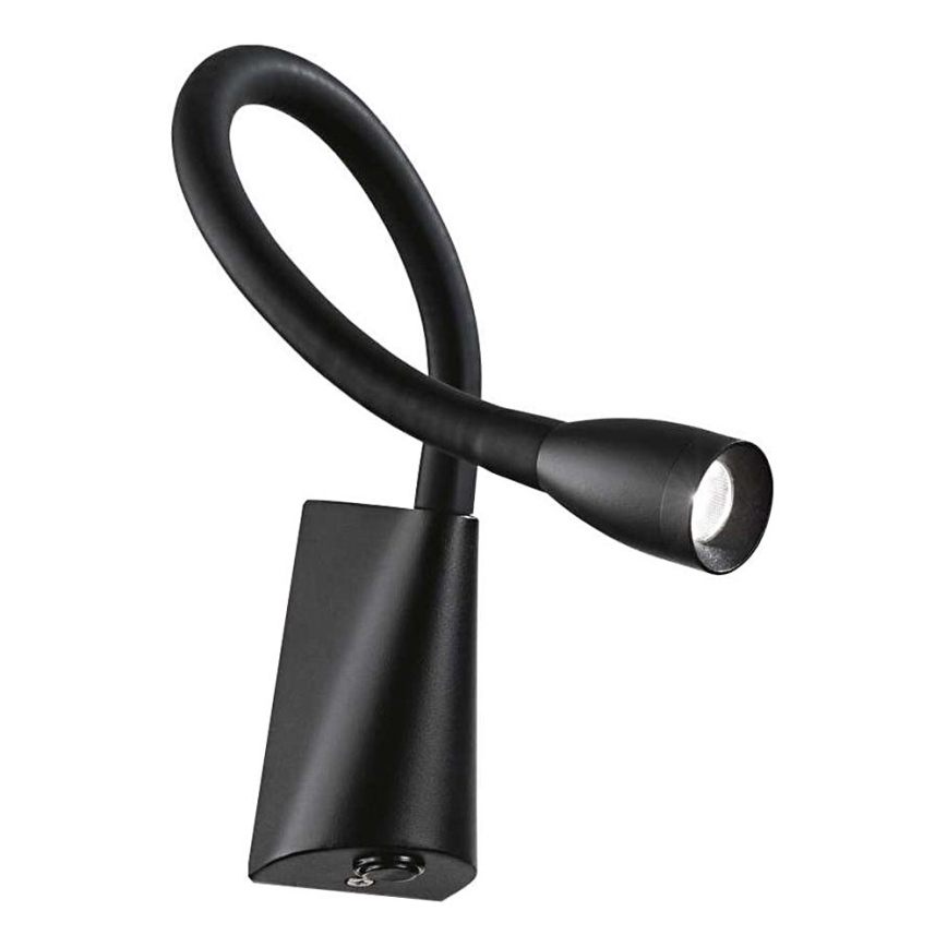 Ideal Lux - LED Fleksibilni mala svetilka GOOSE LED/3W/230V CRI 90 črna