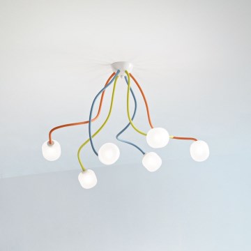 Ideal Lux - LED Fleksibilni nadgradni lestenec OCTOPUS 6xG9/3W/230V barven