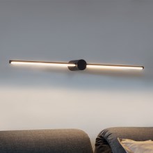 Ideal Lux - LED Kopalniška luč za osvetlitev ogledala FILO LED/12,5W/230V IP44 črna