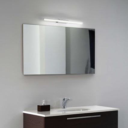 Ideal Lux - LED Kopalniška luč za osvetlitev ogledala RIFLESSO LED/16W/230V 62 cm CRI 90 IP54 sijajni krom