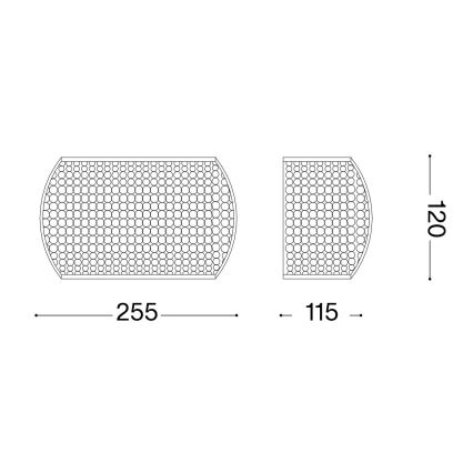 Ideal Lux - LED Kristalna stenska svetilka PASHA 3xG9/3W/230V zlata