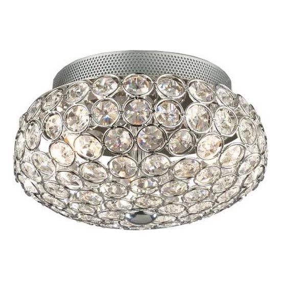 Ideal Lux - LED Kristalna stropna svetilka KING 3xG9/3W/230V pr. 25,5 cm sijajni krom