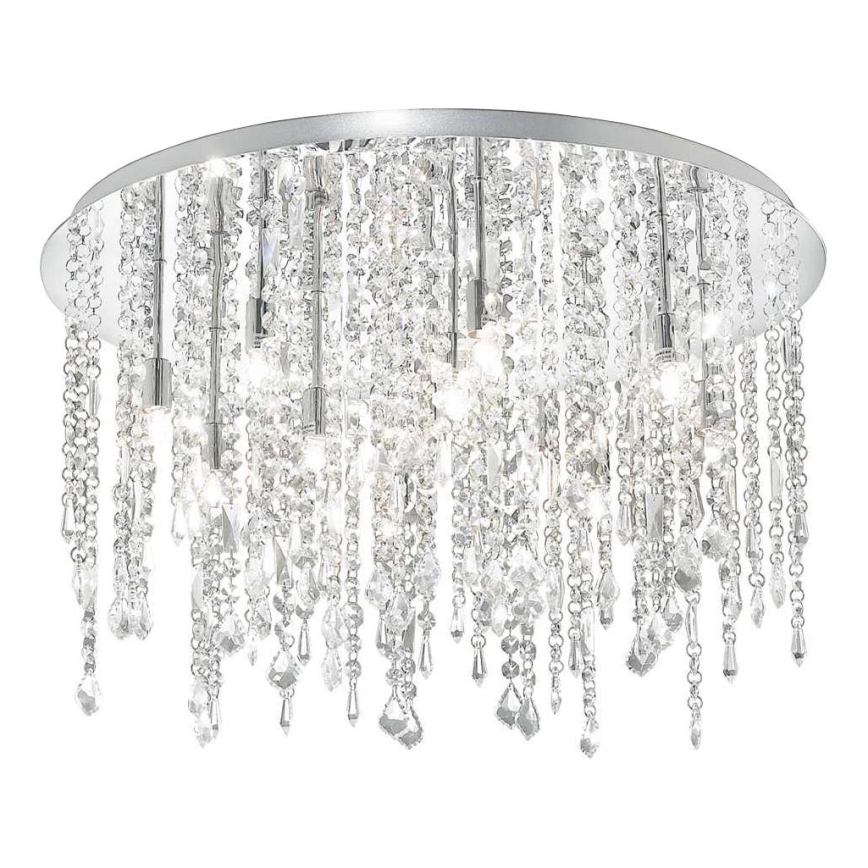 Ideal Lux - LED Kristalna stropna svetilka ROYAL 12xG9/3W/230V pr. 60 cm sijajni krom