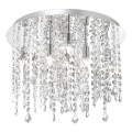 Ideal Lux - LED Kristalna stropna svetilka ROYAL 8xG9/3W/230V pr. 40 cm sijajni krom