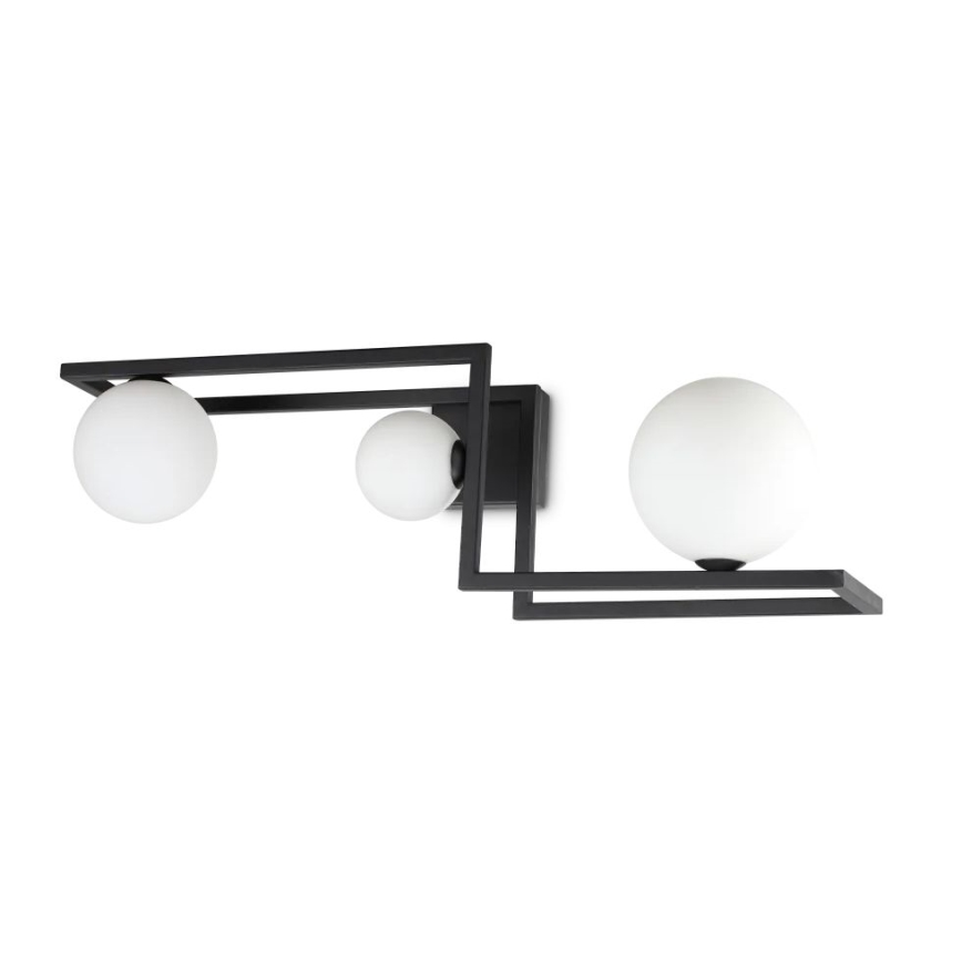 Ideal Lux - LED Lestenec ANGOLO 3xG9/3W/230V črna