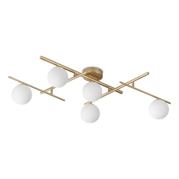 Ideal Lux - LED Lestenec ATLAS 5xG9/3W/230V zlata