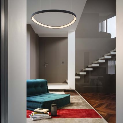 Ideal Lux - LED lestenec na kablu GEMINI LED/36W/230V 4000K premer 42,5 cm CRI 90 črna