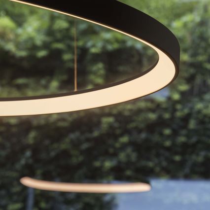 Ideal Lux - LED lestenec na kablu GEMINI LED/36W/230V 4000K premer 42,5 cm CRI 90 črna