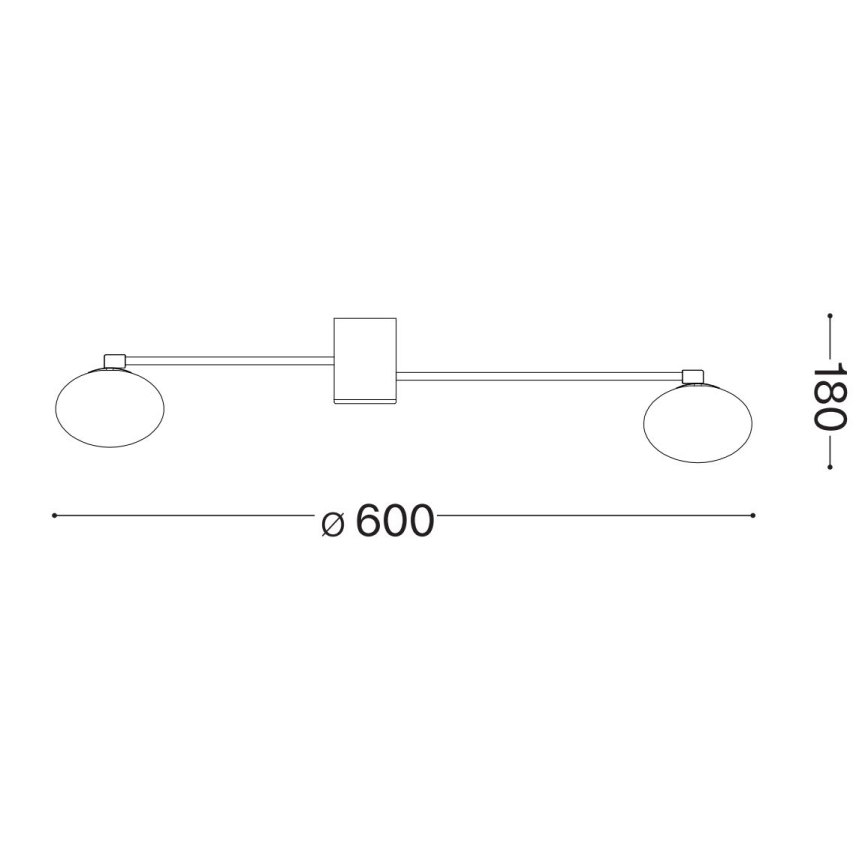 Ideal Lux - LED Lestenec HERMES 3xG9/3W/230V pr. 60 cm bela