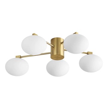 Ideal Lux - LED Lestenec HERMES 5xG9/3W/230V pr. 60 cm zlata