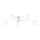 Ideal Lux - LED Lestenec HERMES 5xG9/3W/230V pr. 90 cm bela