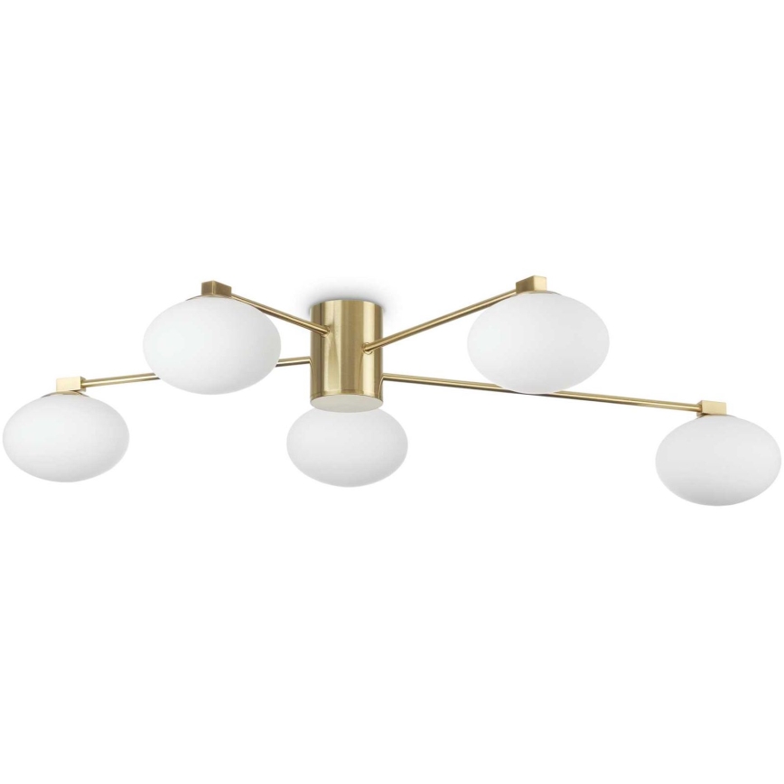 Ideal Lux - LED Lestenec HERMES 5xG9/3W/230V pr. 90 cm zlata