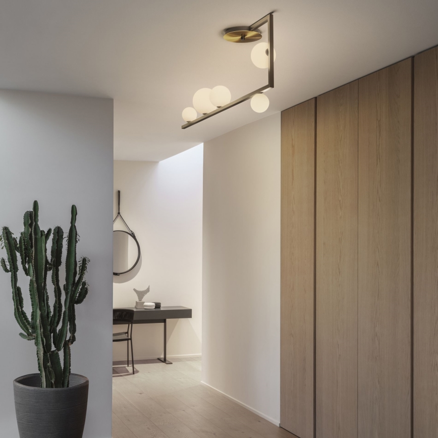 Ideal Lux - LED Lestenec na drogu BIRDS 5xG9/3W/230V črna/zlata