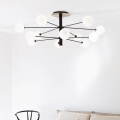 Ideal Lux - LED Lestenec na drogu COSMOPOLITAN 12xG9/3W/230V pr. 145 cm črna