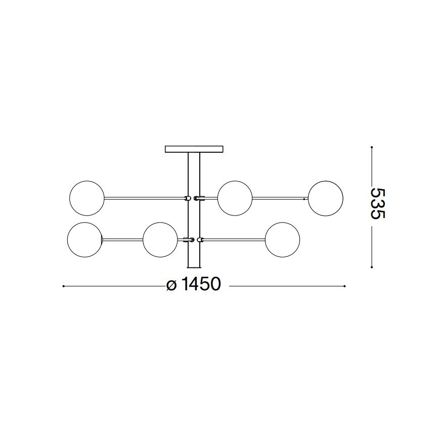 Ideal Lux - LED Lestenec na drogu COSMOPOLITAN 12xG9/3W/230V pr. 145 cm črna
