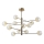 Ideal Lux - LED Lestenec na drogu EQUINOXE 12xG4/2W/230V pr. 128,1 cm medenina/dimna