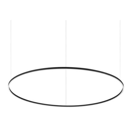 Ideal Lux - LED lestenec na kablu ORACLE SLIM LED/83W/230V 4000K CRI 90 Ø 150 cm črna