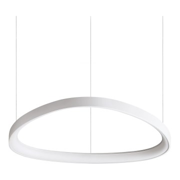 Ideal Lux - LED lestenec na jeklenem lanku GEMINI, 47 W, 230 V, 2700 K, premer 61 cm, CRI 90, bela