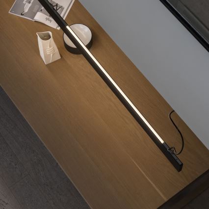 Ideal Lux - LED lestenec na jekleni vrvici LINUS LED/32W/230V 3000K CRI 90 120 cm črna