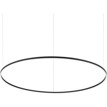 Ideal Lux - LED lestenec na kablu ORACLE SLIM LED/83W/230V 2700K CRI 90 premer 150 cm črna