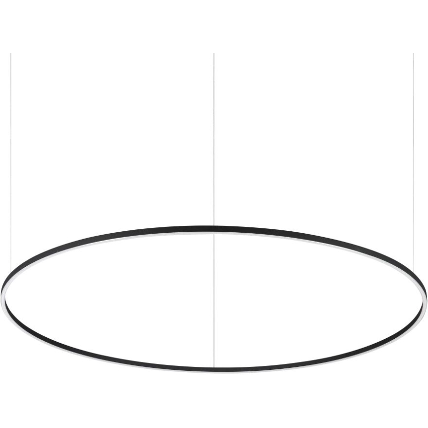 Ideal Lux - LED lestenec na kablu ORACLE SLIM LED/83W/230V 2700K CRI 90 premer 150 cm črna