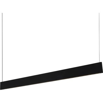 Ideal Lux - LED lestenec na jekleni vrvici STEEL LED/24W/230V 3000K CRI 90 120 cm črna