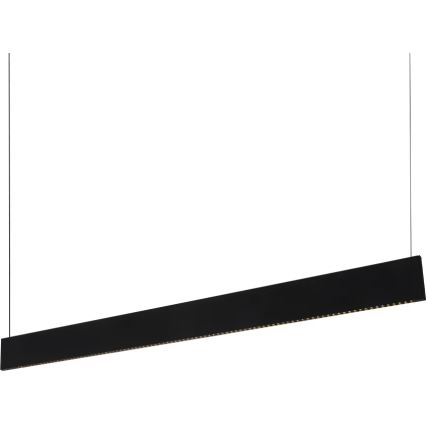 Ideal Lux - LED lestenec na jekleni vrvici STEEL LED/24W/230V 3000K CRI 90 120 cm črna
