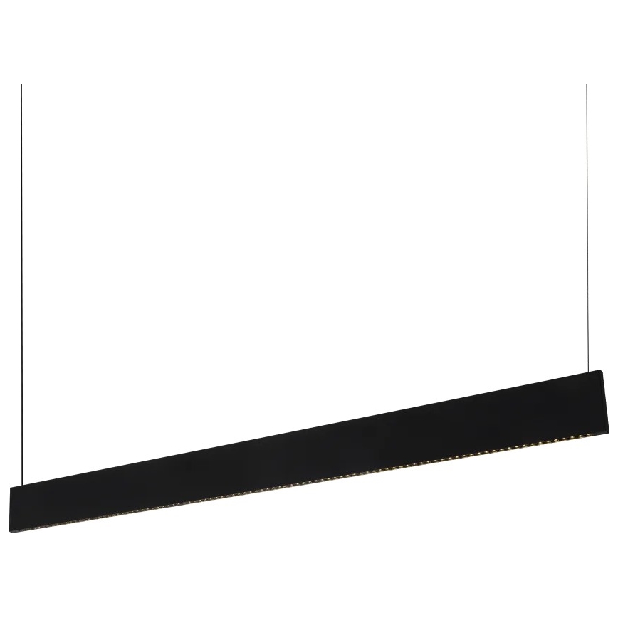 Ideal Lux - LED lestenec na jekleni vrvici STEEL LED/24W/230V 3000K CRI 90 120 cm črna