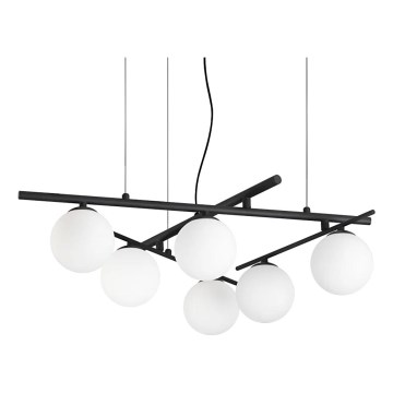 Ideal Lux - LED lestenec na kablu ATLAS 6xG9/3W/230V črna