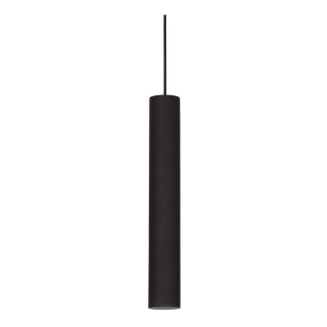 Ideal Lux - LED lestenec na kablu LOOK 1xGU10/7W/230V CRI 90, premer 6 cm, črna