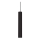 Ideal Lux - LED lestenec na kablu LOOK 1xGU10/7W/230V CRI 90, premer 6 cm, črna