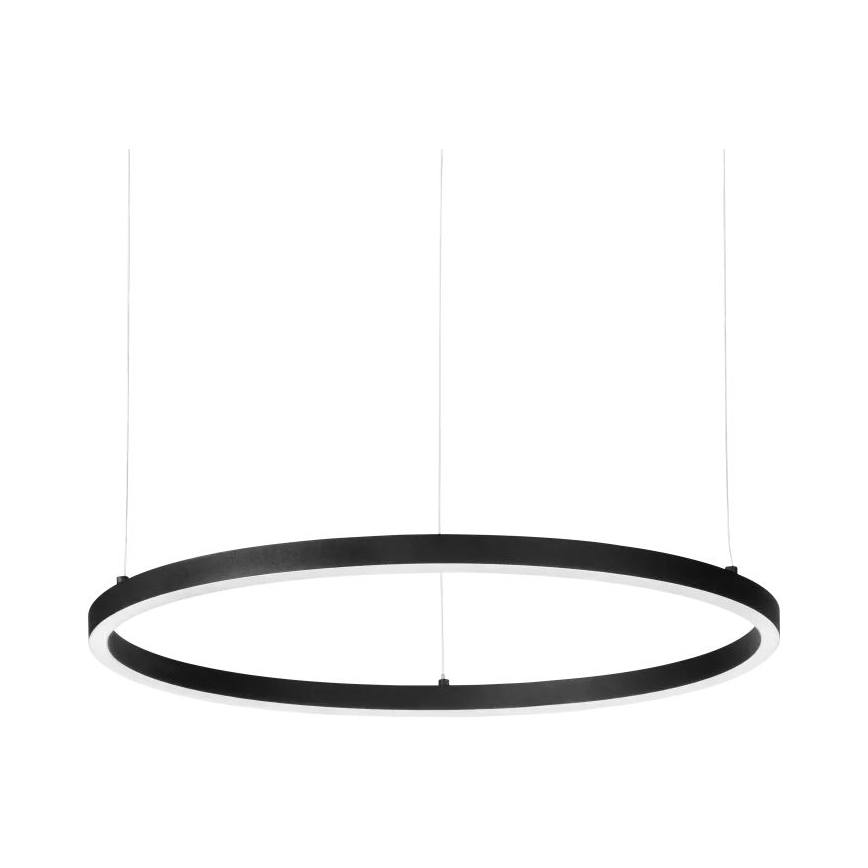 Ideal Lux - LED viseči lestenec na lanku ORACLE SLIM LED/37W/230V 2700K CRI 90 Ø 70 cm črna
