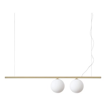 Ideal Lux - LED lestenec na kablu PERLINE 2xG9/3W/230V, zlata