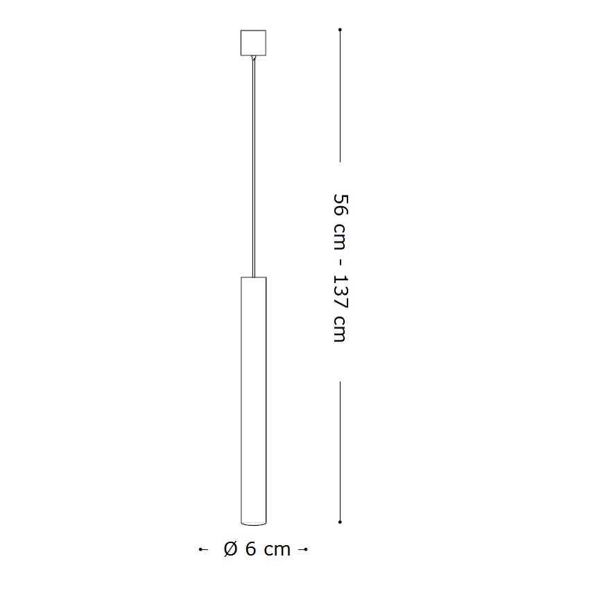 Ideal Lux - LED Lestenec na vrvici 1xGU10/7W/230V CRI 90
