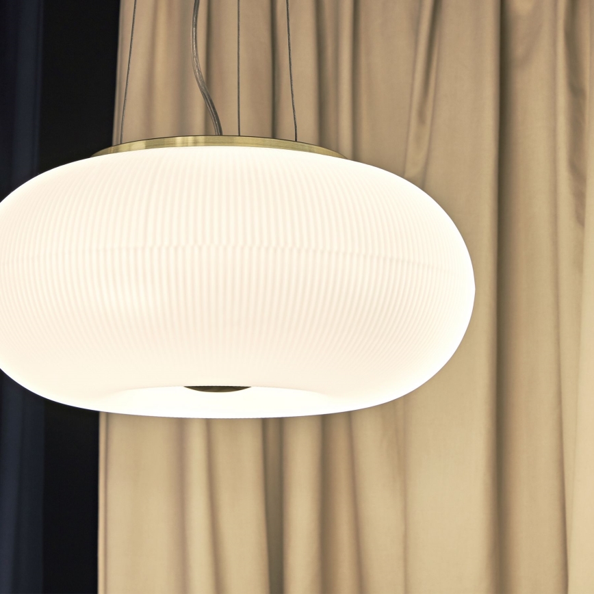 Ideal Lux - LED Lestenec na vrvici ARIZONA 3xGX53/9W/230V pr. 40 cm bela