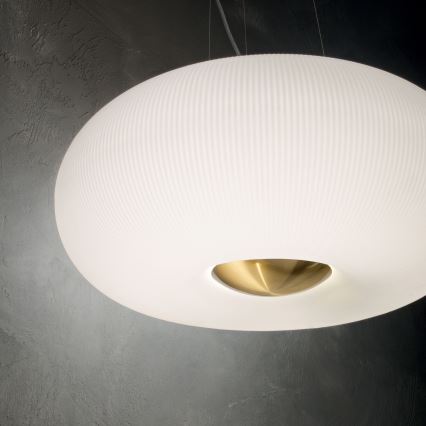 Ideal Lux - LED Lestenec na vrvici ARIZONA 3xGX53/9W/230V pr. 40 cm bela