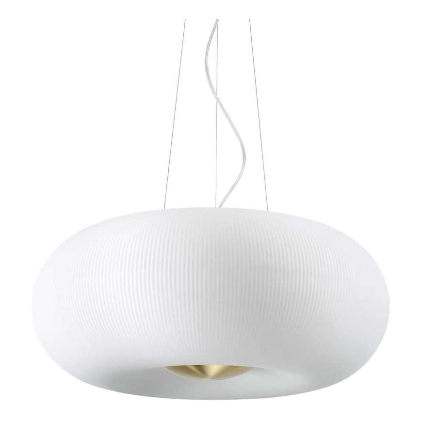 Ideal Lux - LED Lestenec na vrvici ARIZONA 5xGX53/9W/230V pr. 52 cm bela