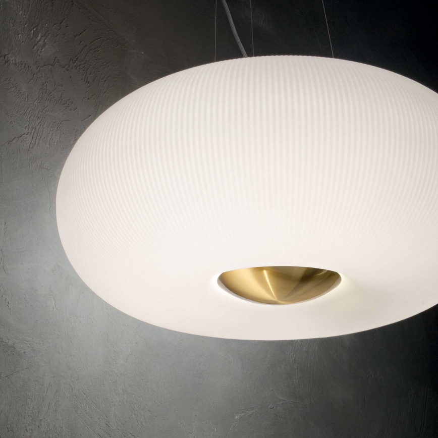 Ideal Lux - LED Lestenec na vrvici ARIZONA 5xGX53/9W/230V pr. 52 cm bela