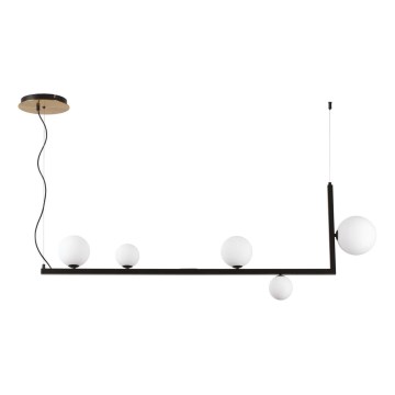 Ideal Lux - LED Lestenec na vrvici BIRDS 5xG9/3W/230V črna/zlata