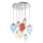 Ideal Lux - LED Lestenec na vrvici CLOWN 8xG9/3W/230V pr. 50 cm barven