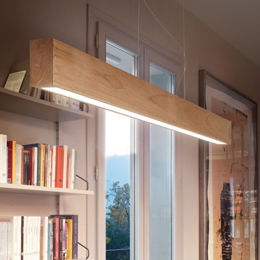 Ideal Lux - LED Lestenec na vrvici CRAFT LED/32W/230V CRI 90 bukev