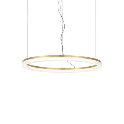 Ideal Lux - LED Lestenec na vrvici CROWN LED/30W/230V 3000K pr. 60 cm CRI 90 medenina