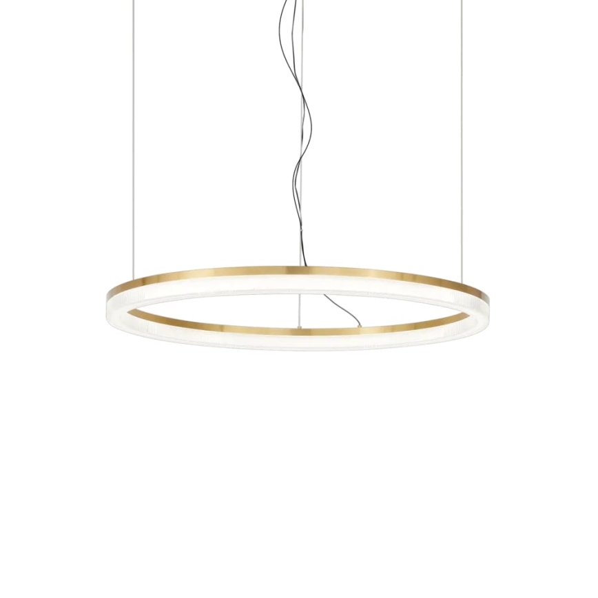 Ideal Lux - LED Lestenec na vrvici CROWN LED/30W/230V 3000K pr. 60 cm CRI 90 medenina