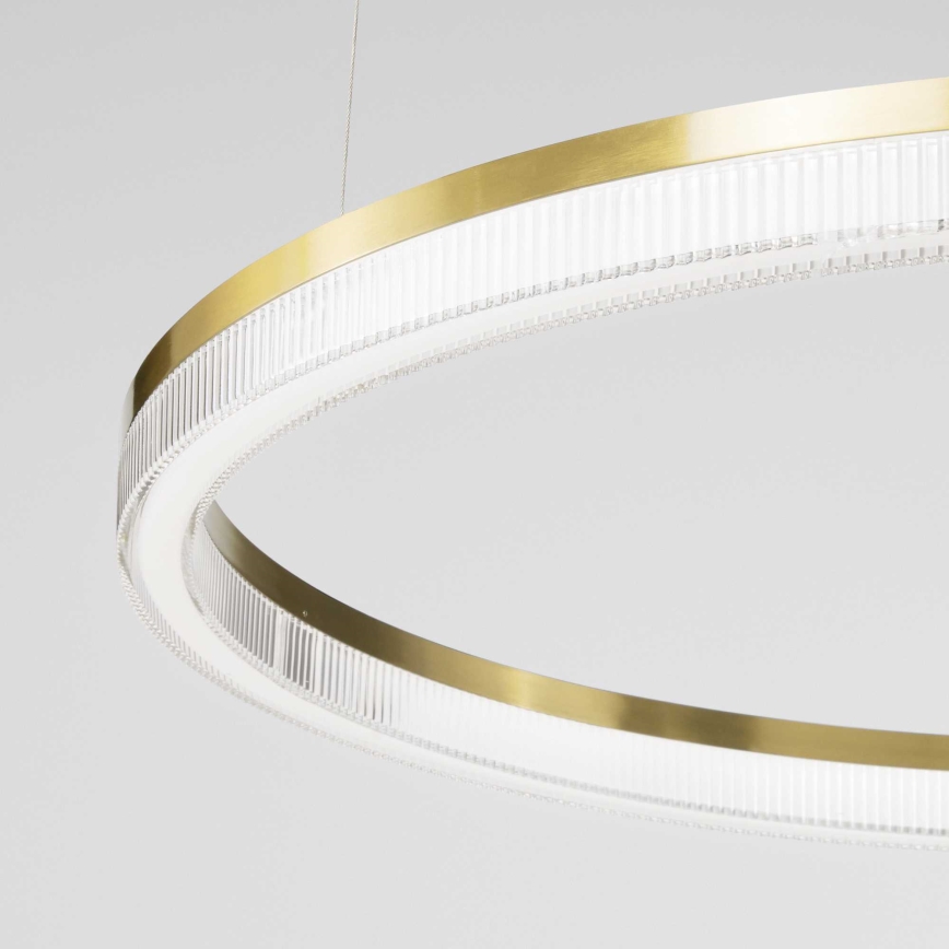 Ideal Lux - LED Lestenec na vrvici CROWN LED/30W/230V 3000K pr. 60 cm CRI 90 medenina